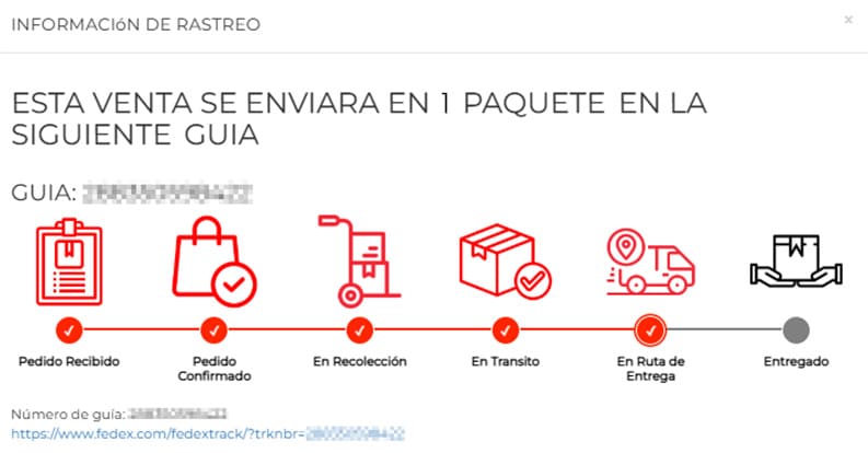 Ejemplo guía de rastreo