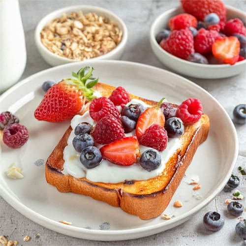 Plato con crema de zanahoria